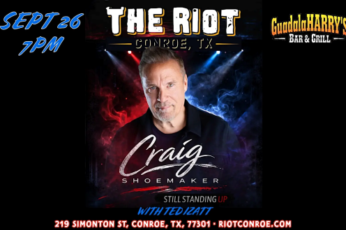 Comedian Craig Shoemaker (SHOWTIME & Comedy Central) Live in Conroe