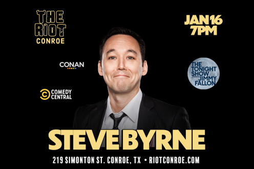 Comedian Steve Byrne (The Late Show & Jimmy Kimmel) Live in Conroe