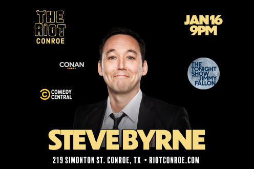 Comedian Steve Byrne (The Late Show & Jimmy Kimmel) Live in Conroe