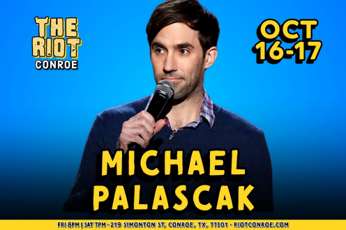 Comedian Michael Palascak (Tonight Show, Comedy Central) Live in Conroe