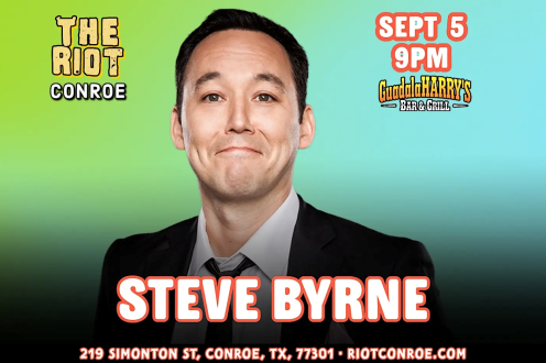 Comedian Steve Byrne (The Late Show & Jimmy Kimmel) Live in Conroe