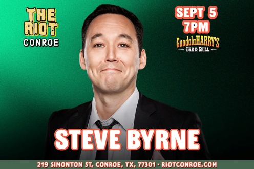 Comedian Steve Byrne (The Late Show & Jimmy Kimmel) Live in Conroe